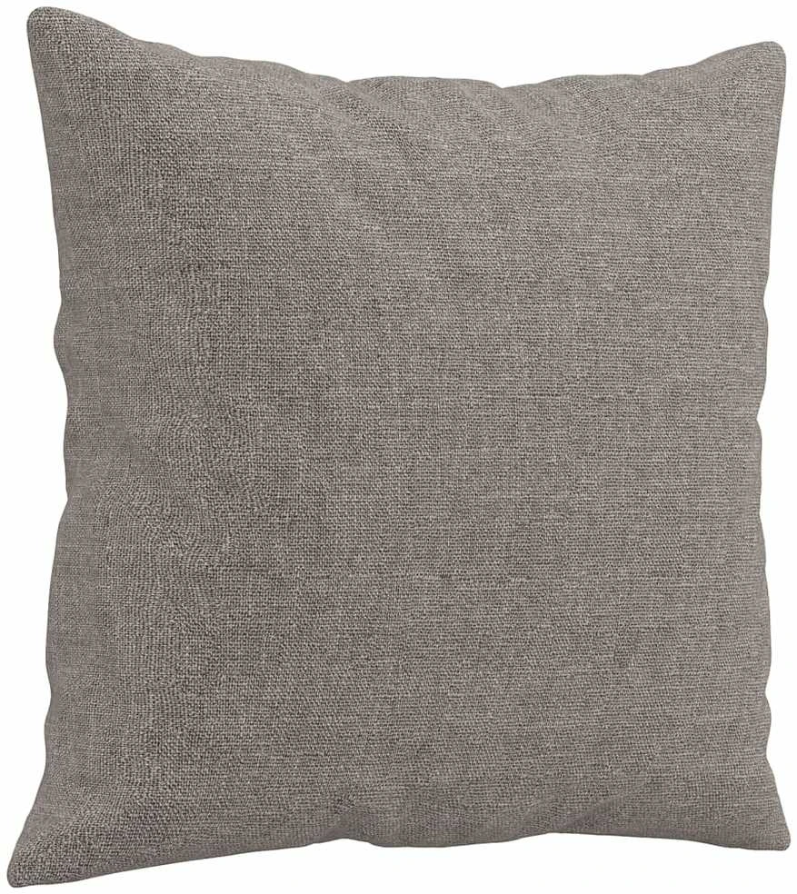 Dvivietė sofa su pagalvėlėmis, taupe spalvos, 140cm, audinys