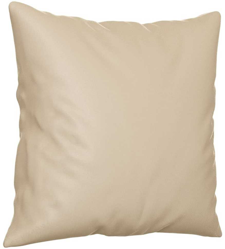 Dvivietė sofa su pagalvėmis, kreminė, 140cm, audinys