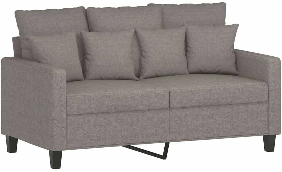 Dvivietė sofa, taupe spalvos, 120cm, audinys