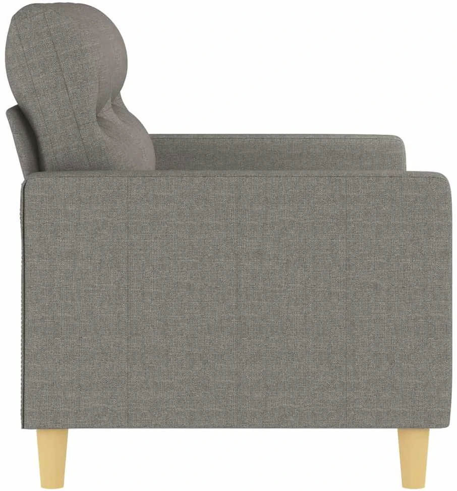 Dvivietė sofa, taupe spalvos, 120cm, audinys