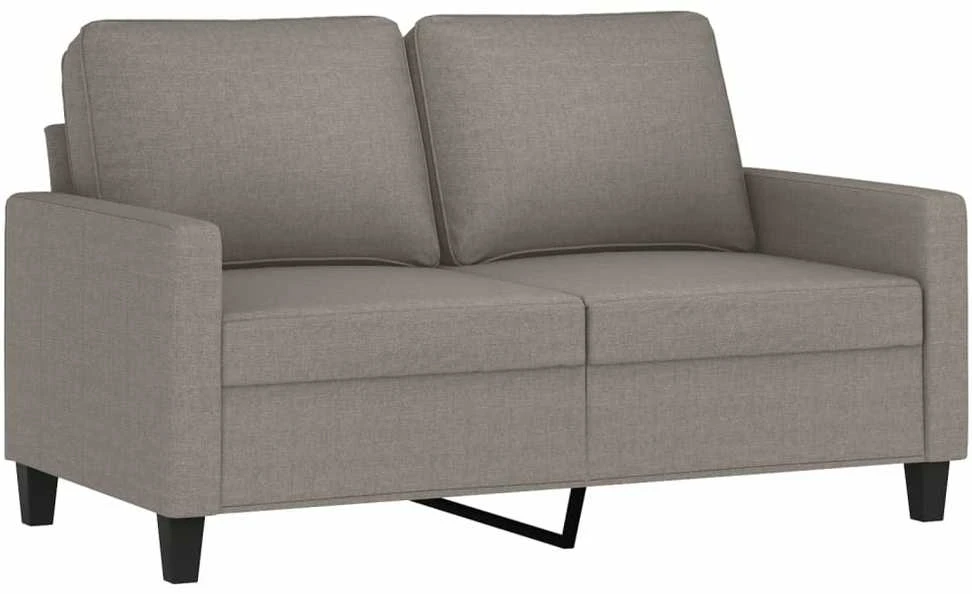 Dvivietė sofa, taupe spalvos, 120cm, audinys