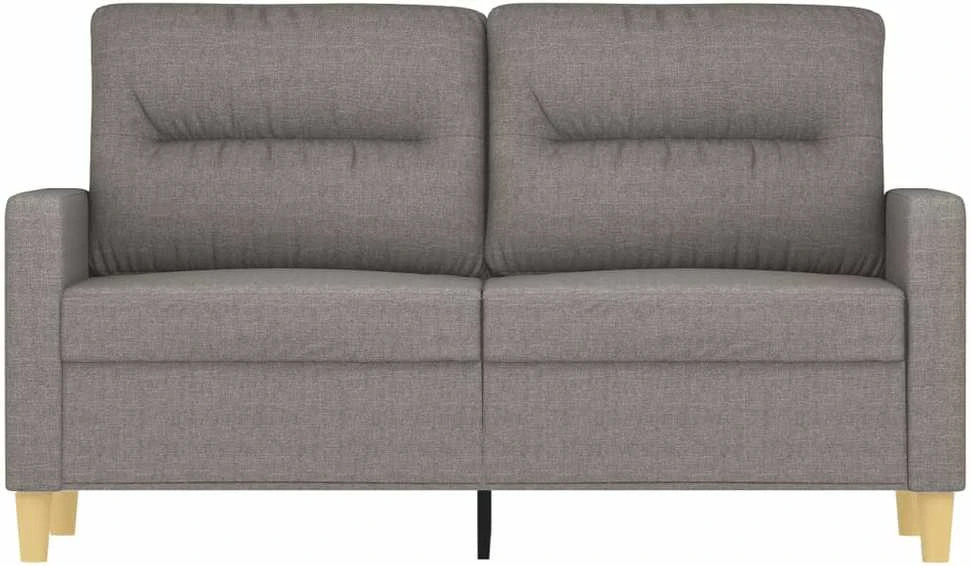 Dvivietė sofa, taupe spalvos, 120cm, audinys