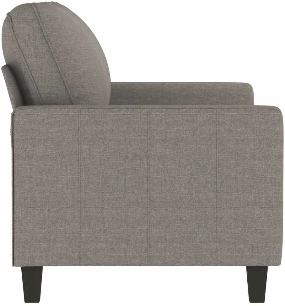 Dvivietė sofa, taupe spalvos, 120cm, audinys