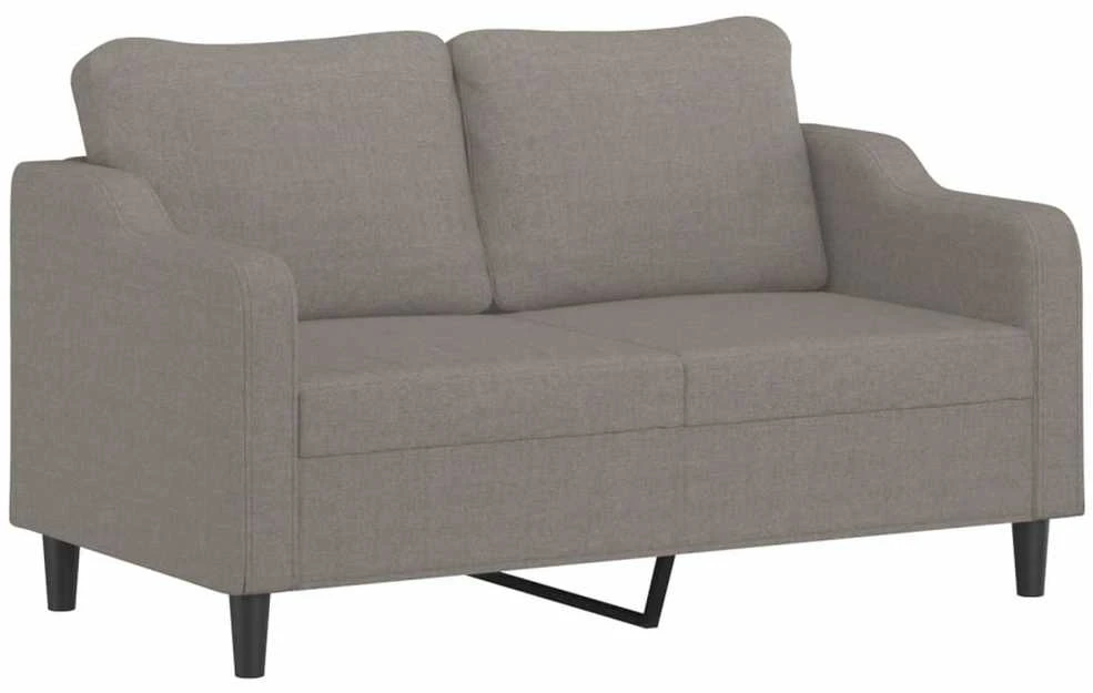Dvivietė sofa, taupe spalvos, 140cm, audinys