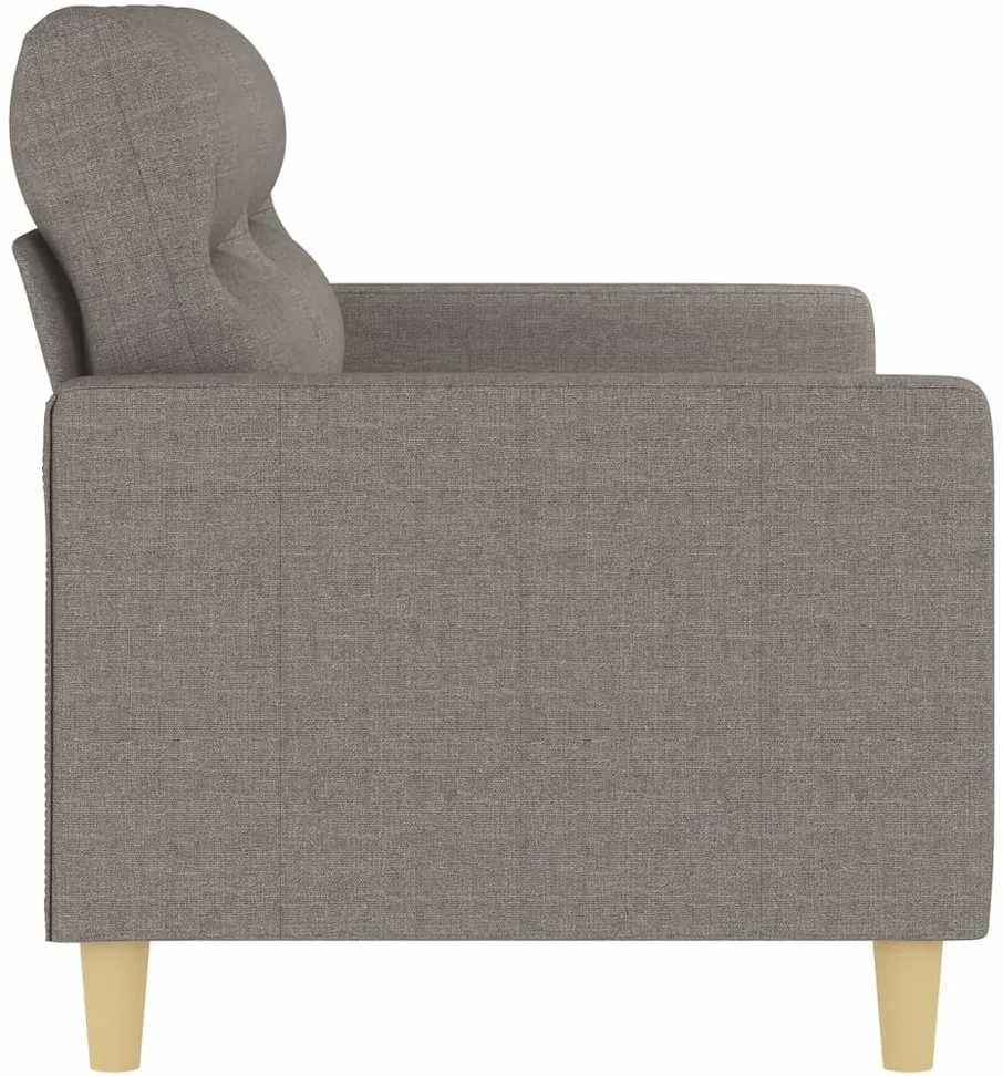 Dvivietė sofa, taupe spalvos, 140cm, audinys
