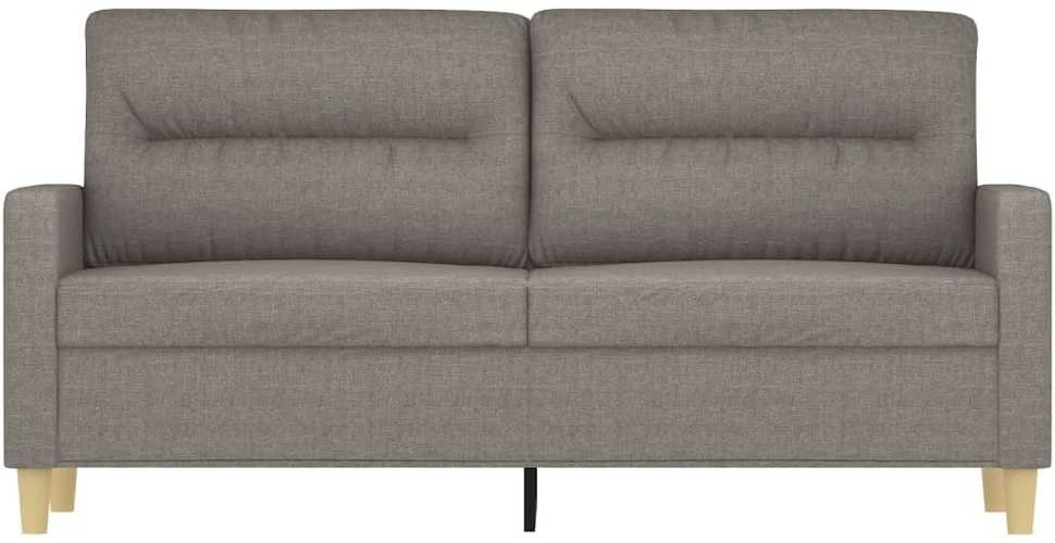 Dvivietė sofa, taupe spalvos, 140cm, audinys