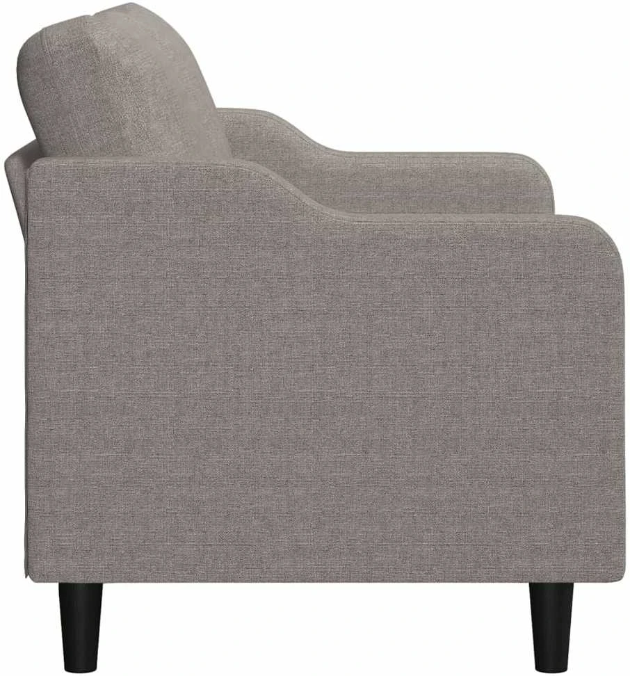 Dvivietė sofa, taupe spalvos, 140cm, audinys