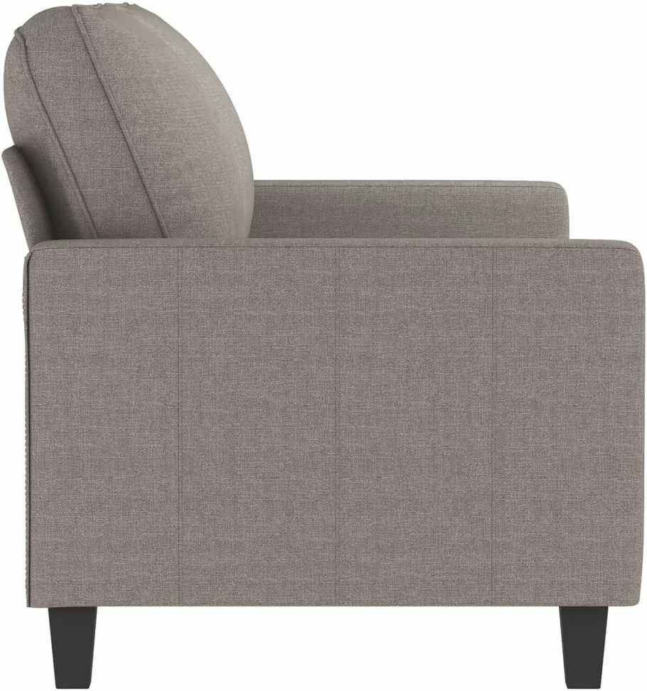 Dvivietė sofa, taupe spalvos, 140cm, audinys