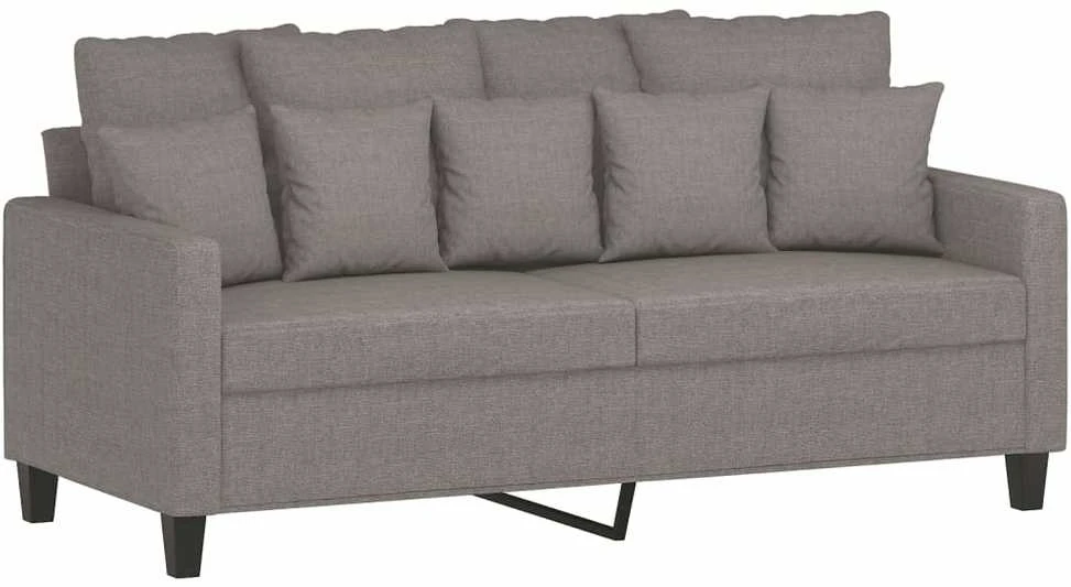 Dvivietė sofa, taupe spalvos, 140cm, audinys