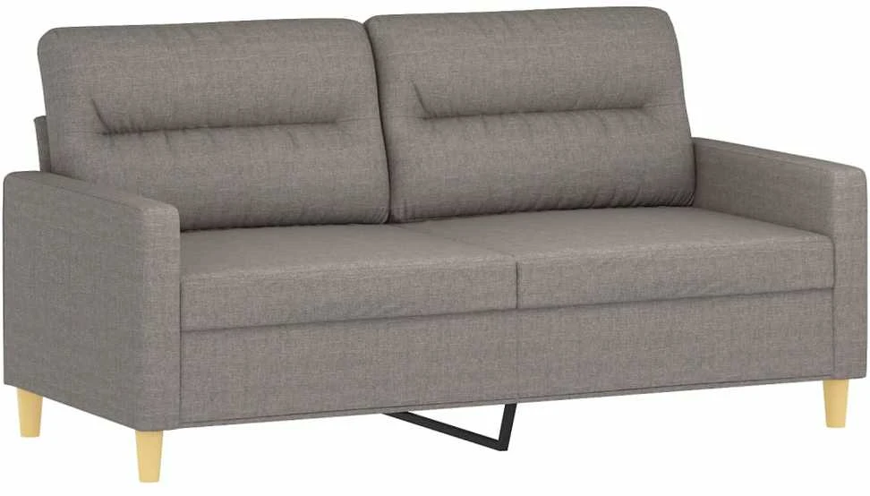Dvivietė sofa, taupe spalvos, 140cm, audinys