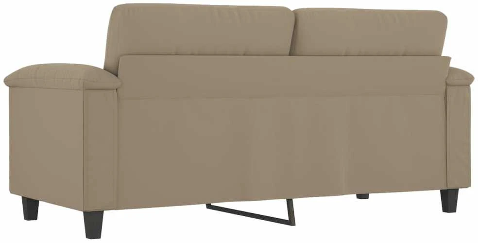 Dvivietė sofa, taupe spalvos, 140cm, mikropluošto audinys