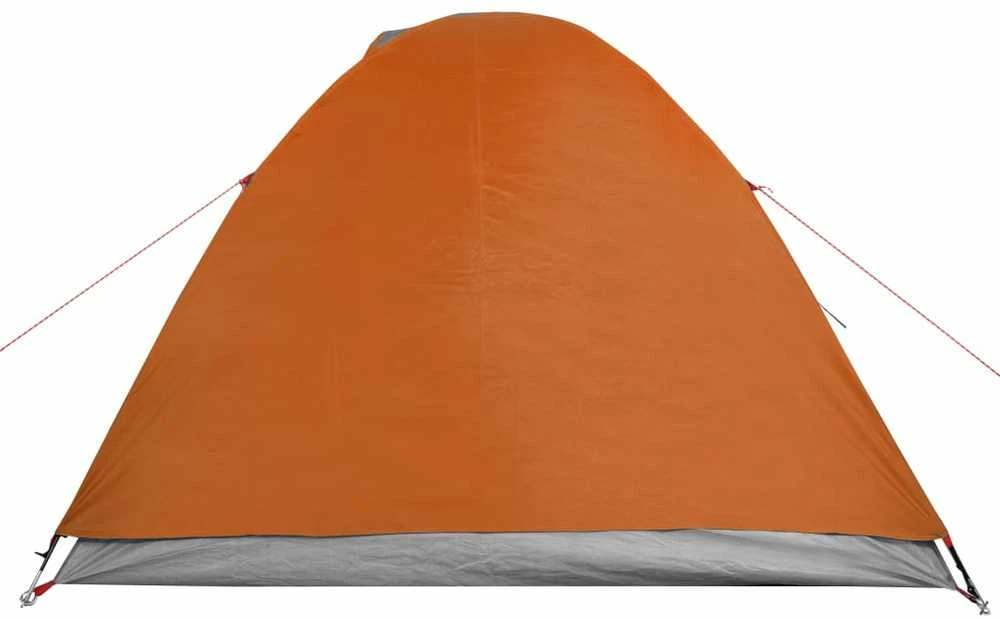 Stovyklavimo palapinė, oranžinė, trivietė, kupolinė