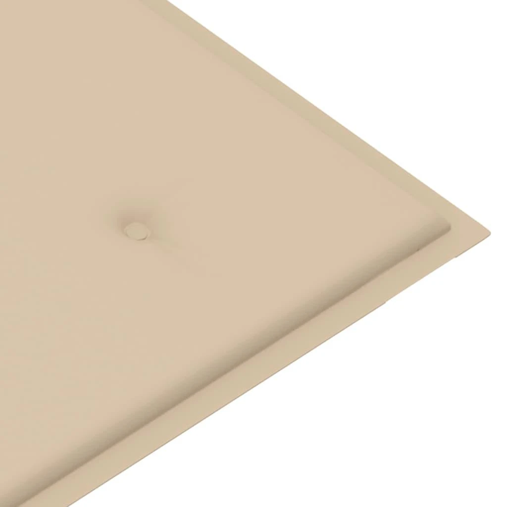 Dvivietis sodo suoliukas su pagalvėle, 120cm, eukalipto masyvas