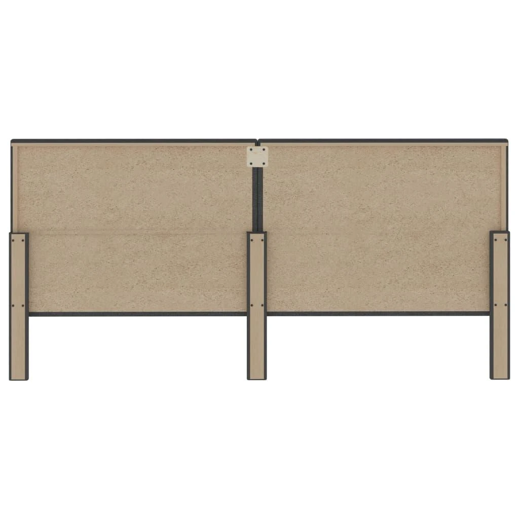 Dygsniuotas galvūgalis, tamsiai pilkas, 200x200cm, audinys