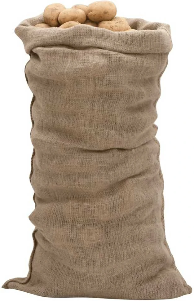 Džiuto maišai, 10vnt., 65x135cm, 100% džiutas, 220 g/m²