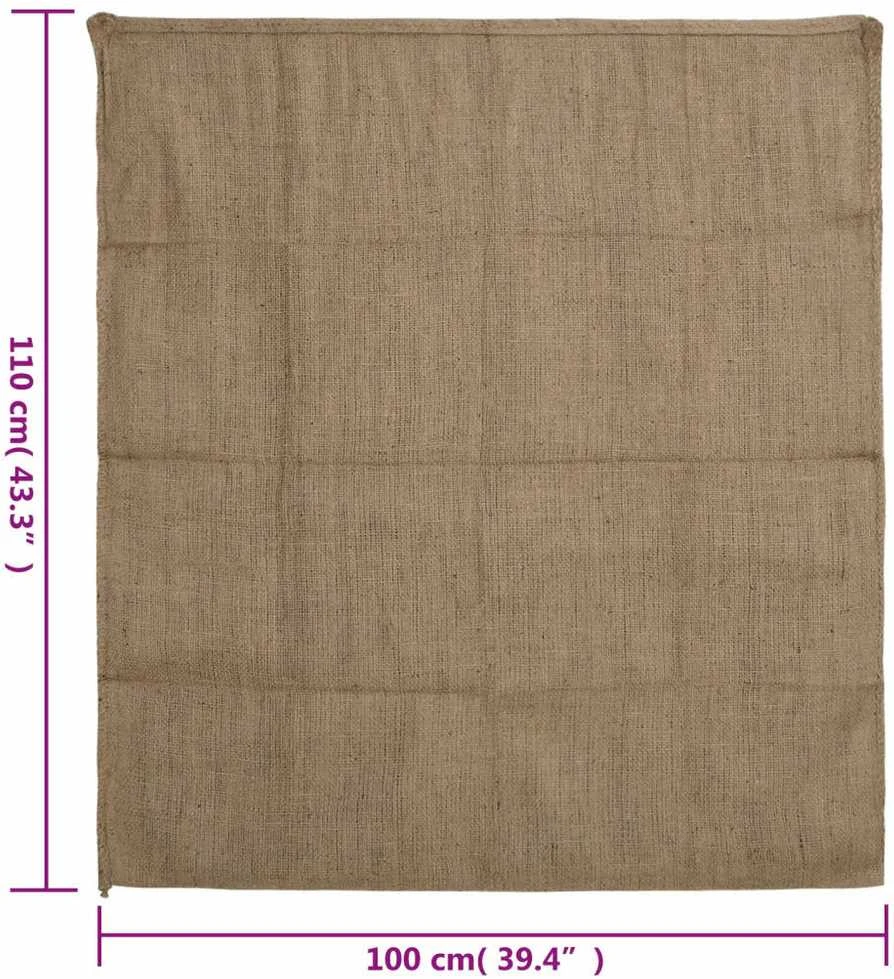 Džiuto maišai, 30vnt., 100x110cm, 100% džiutas, 340 g/m²