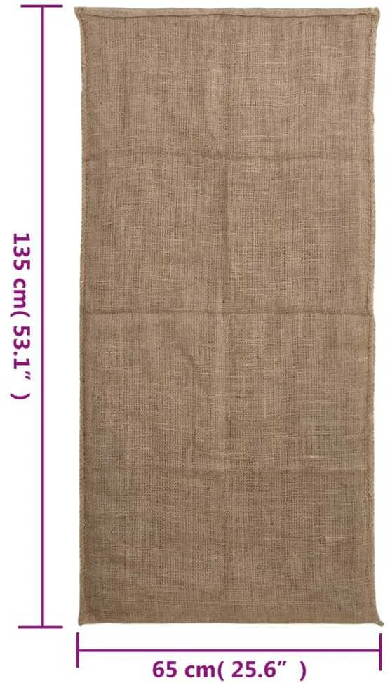 Džiuto maišai, 5vnt., 65x135cm, 100% džiutas, 220 g/m²