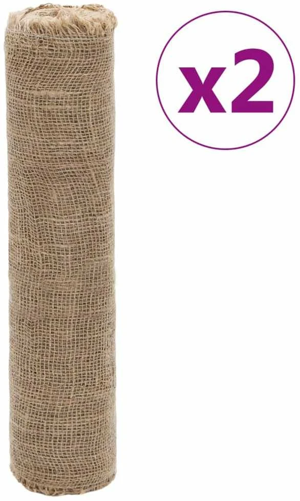 Džiuto ritiniai, 2vnt., 0,5x50m, 100% džiutas, 200g/m²