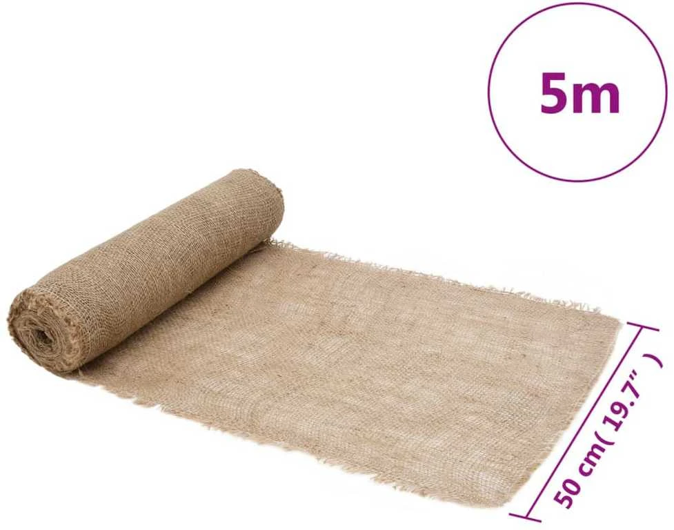 Džiuto ritinys, 0,5x5m, 100% džiutas, 200 g/m²