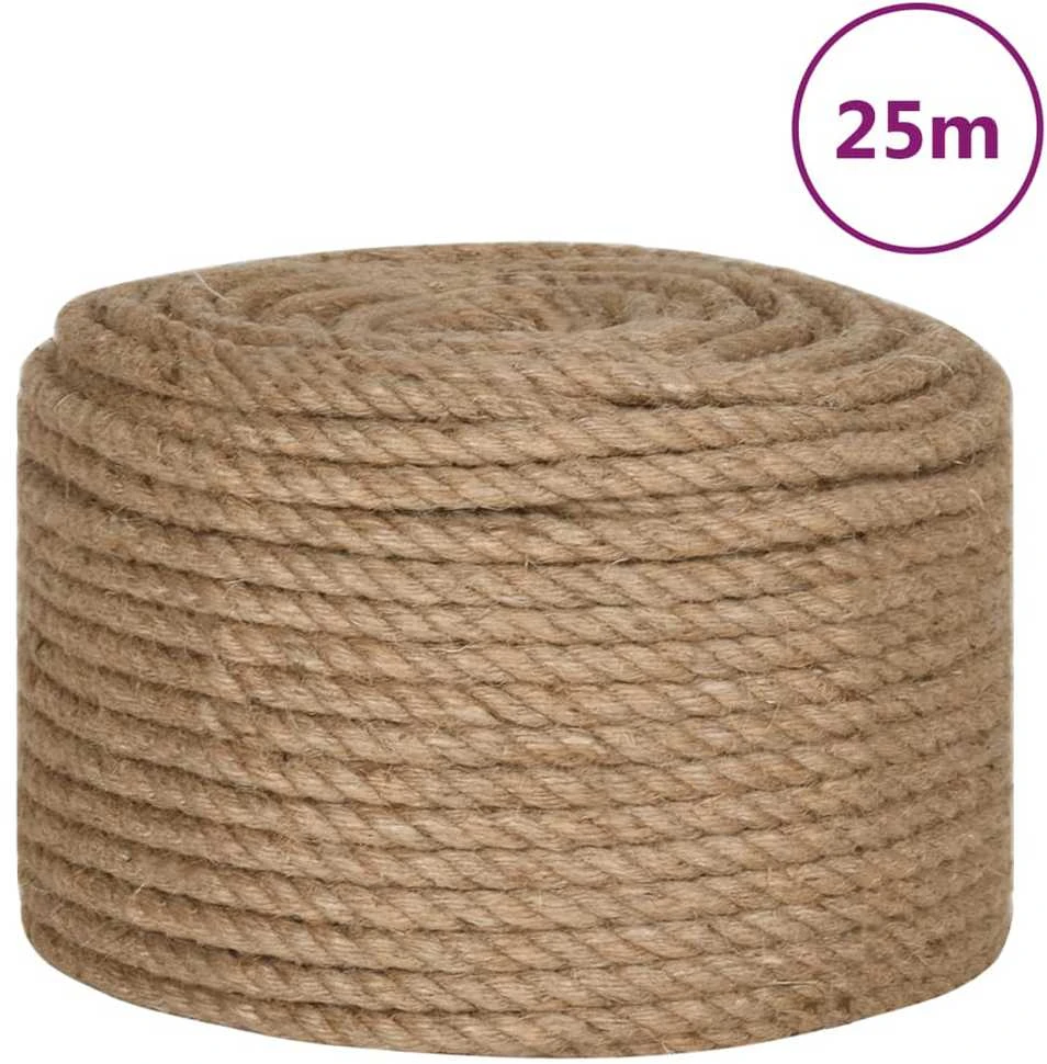 Džiuto virvė, 25m ilgio, 14mm storio