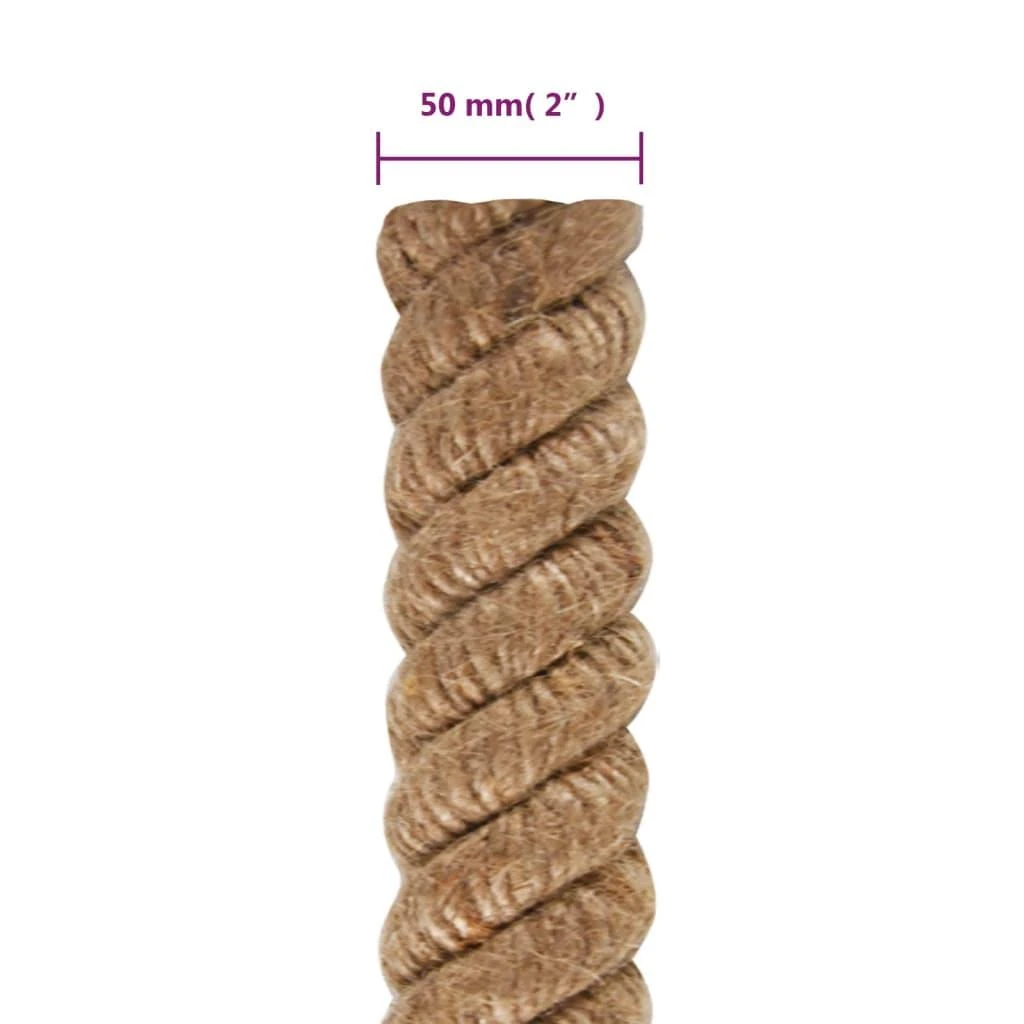 Džiuto virvė, 5 m ilgio, 50 mm storio