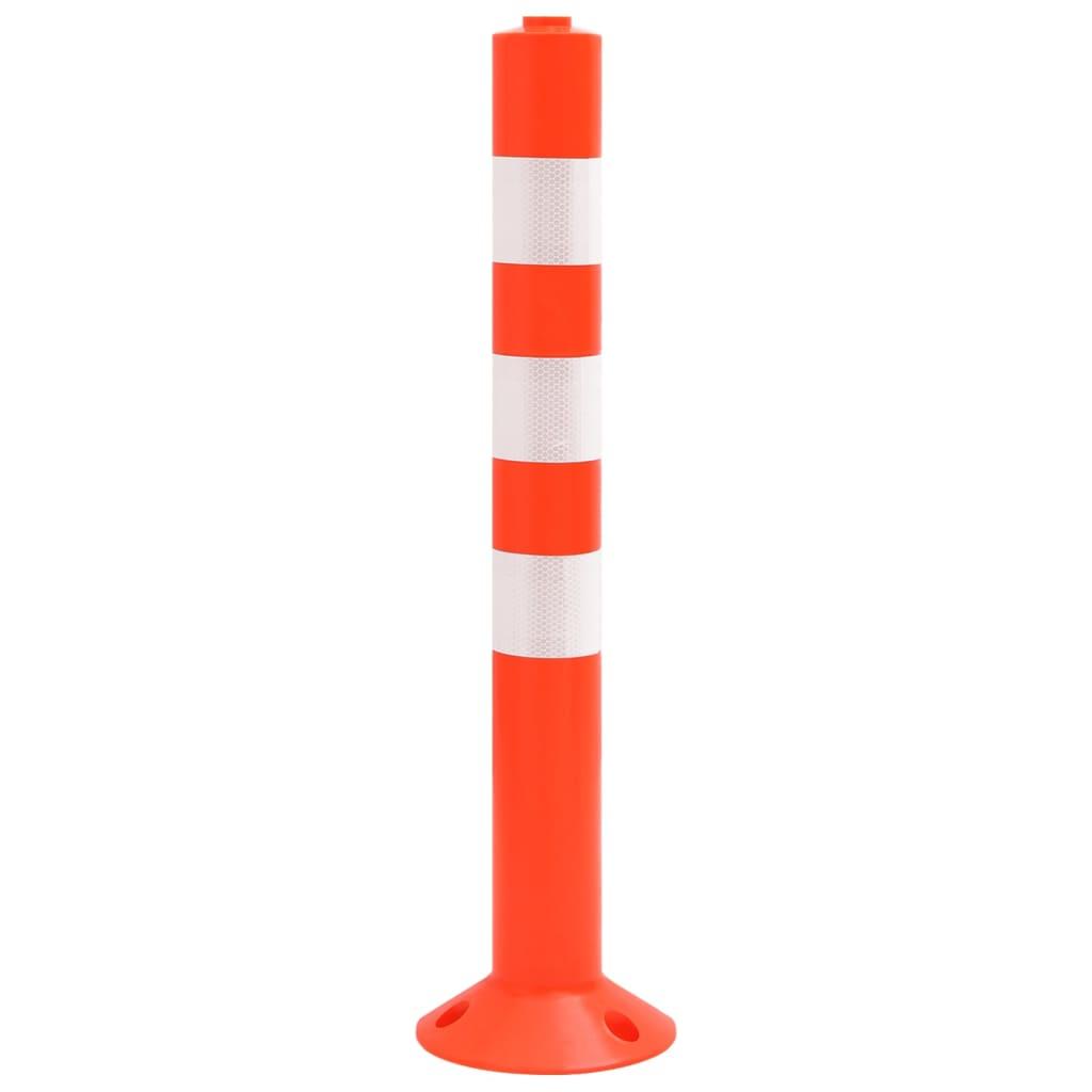 Eismo reguliavimo stulpeliai su grandine, 4vnt., 75cm, PE