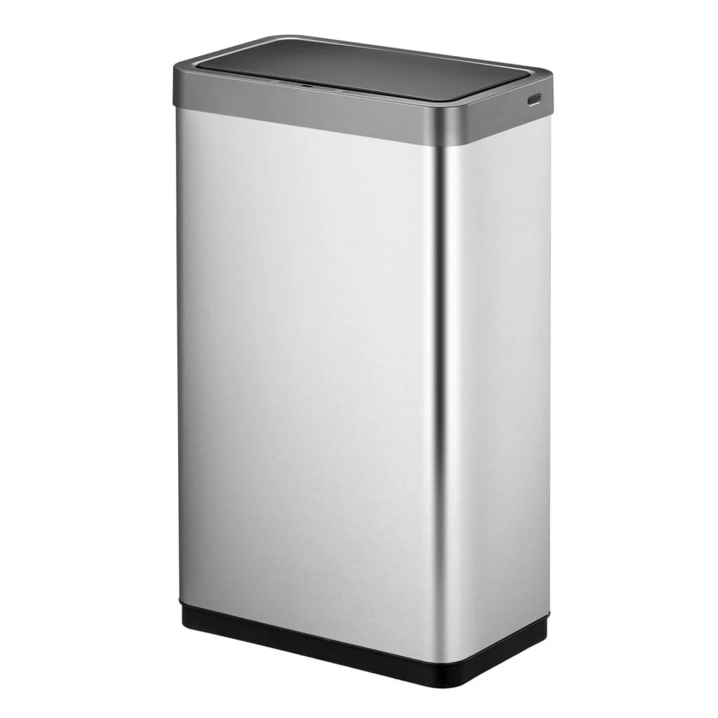 EKO Šiukšliadėžė su jutikliu Mirage X, matinės sidabrinės spalvos, 80l