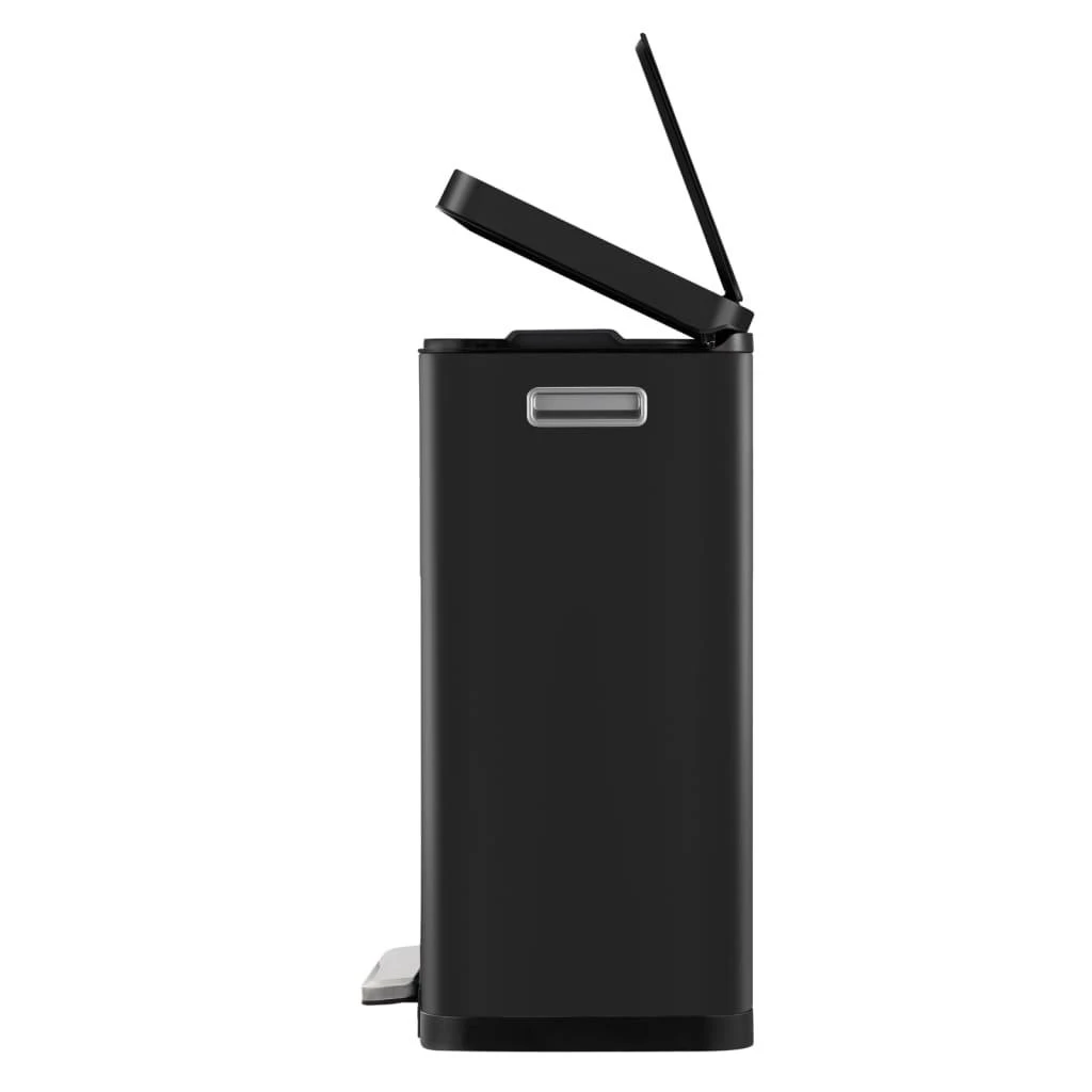 EKO Šiukšliadėžė su pedalu X-Cube, juodos spalvos, 45l