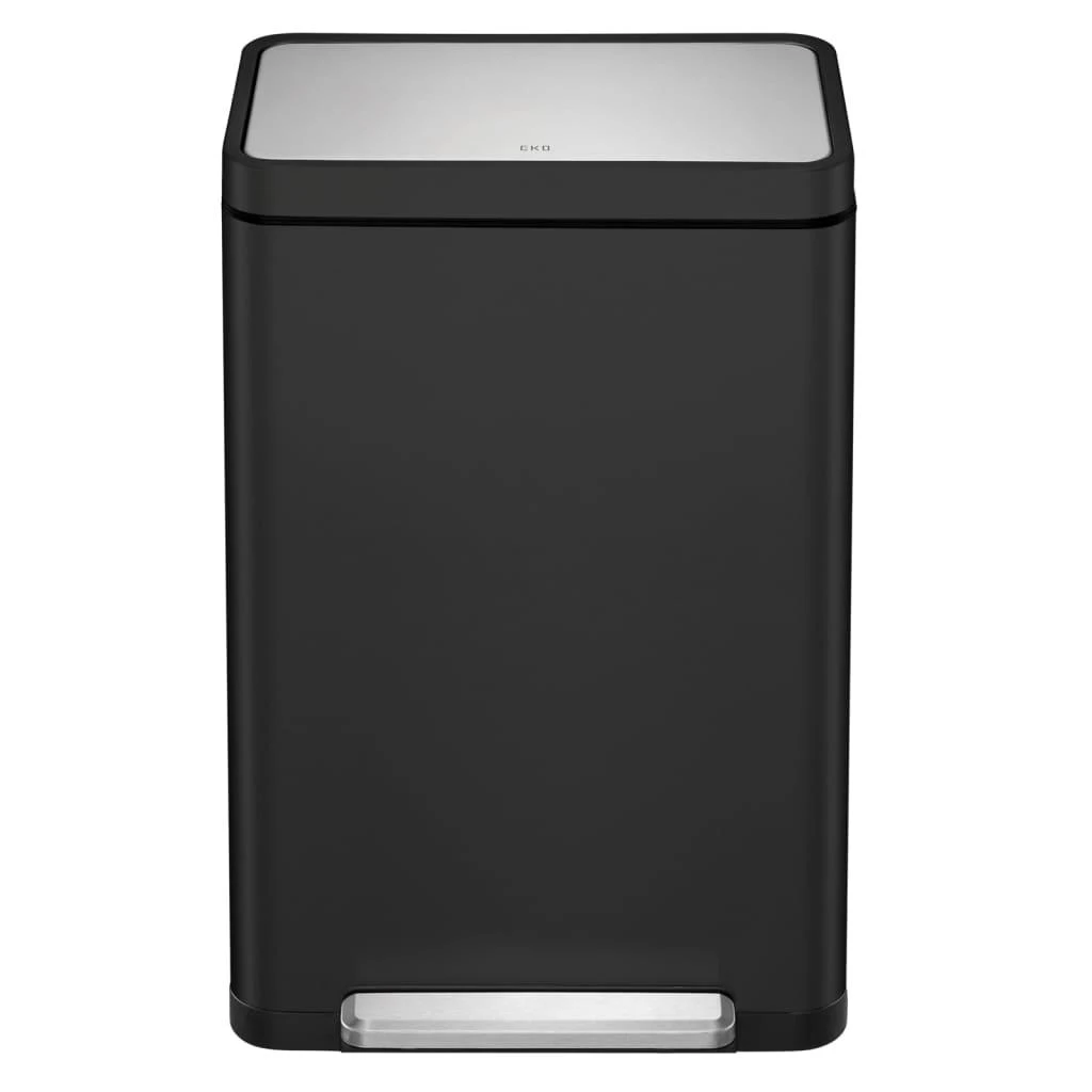 EKO Šiukšliadėžė su pedalu X-Cube, juodos spalvos, 45l
