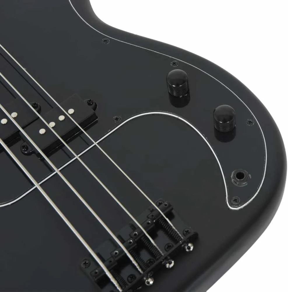 Elektrinė bosinė gitara pradedantiesiems, juoda, 4/4 46"