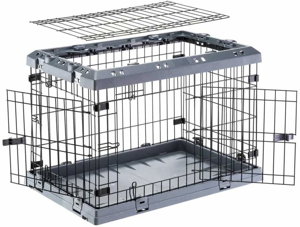 Ferplast Narvas šunims Superior 90, juodos spalvos, 92x58x62,5cm