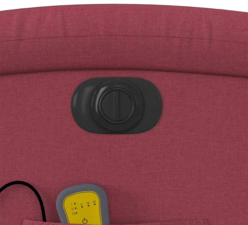 Fotelis Atsistojantis elektrinis masažinis krėslas, vyno, audinys