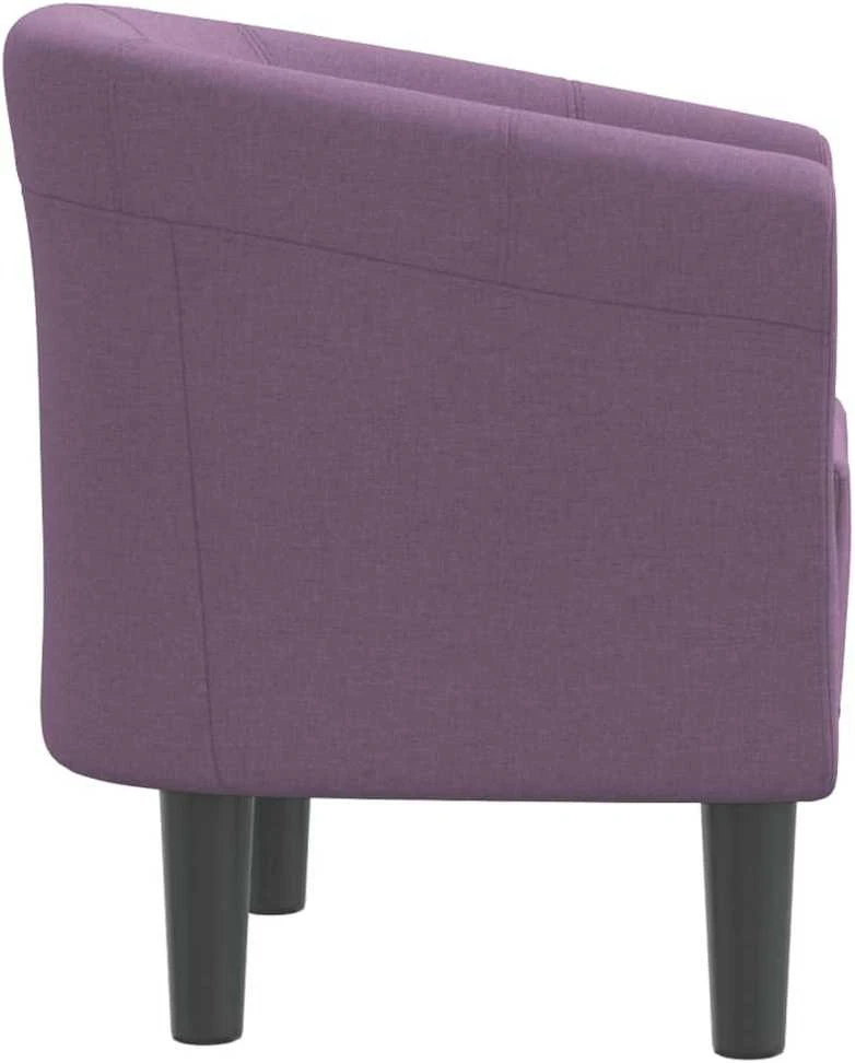 Fotelis Krėslas, violetinės spalvos, audinys