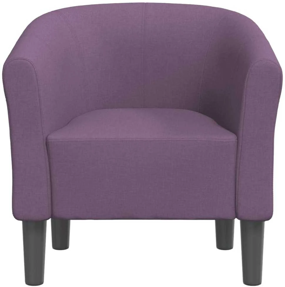 Fotelis Krėslas, violetinės spalvos, audinys
