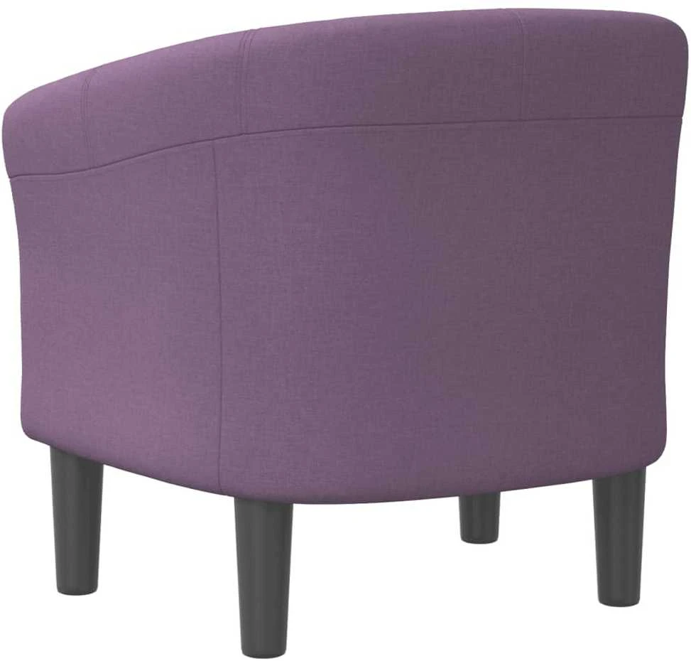 Fotelis Krėslas, violetinės spalvos, audinys