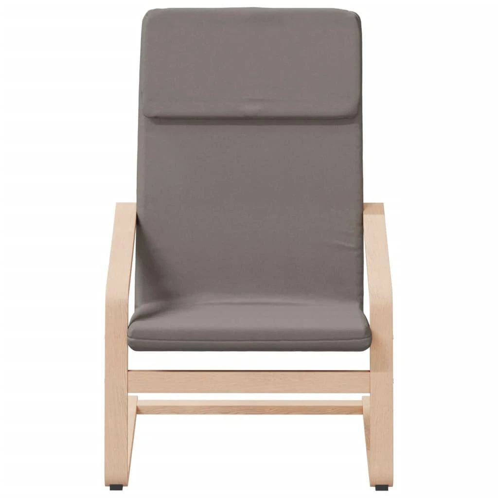 Fotelis Poilsio kėdė, taupe spalvos, audinys