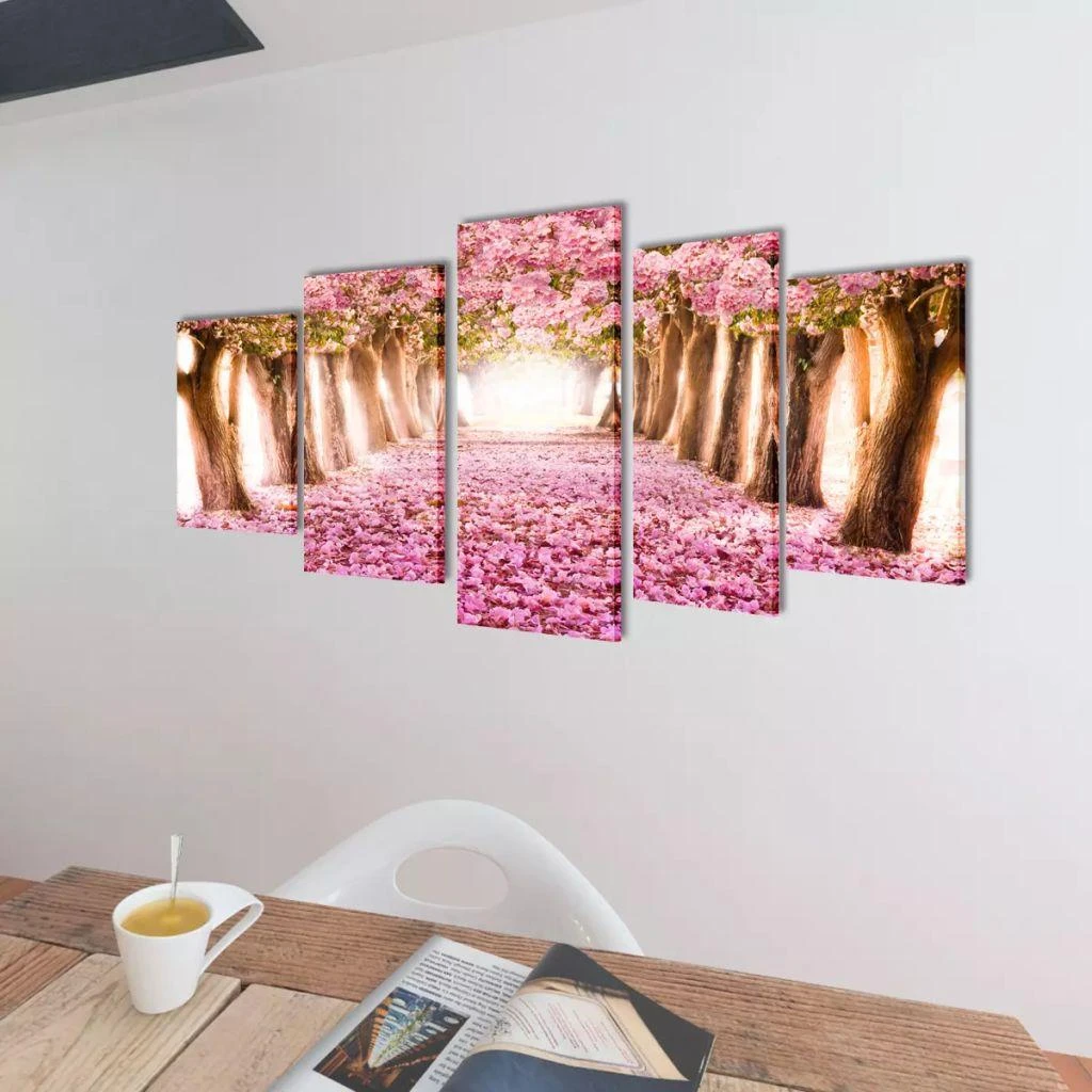 Nuotraukų rėmelis Fotopaveikslas "Vyšnių Žiedai" ant Drobės 200 x 100 cm