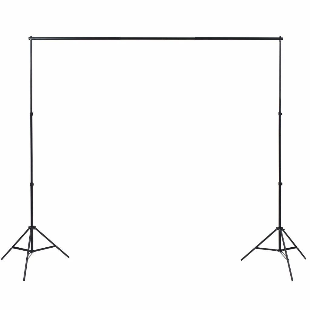 Fotostudijos kompl. su 5 spalvotais fonais ir reguliuojamu rėmu