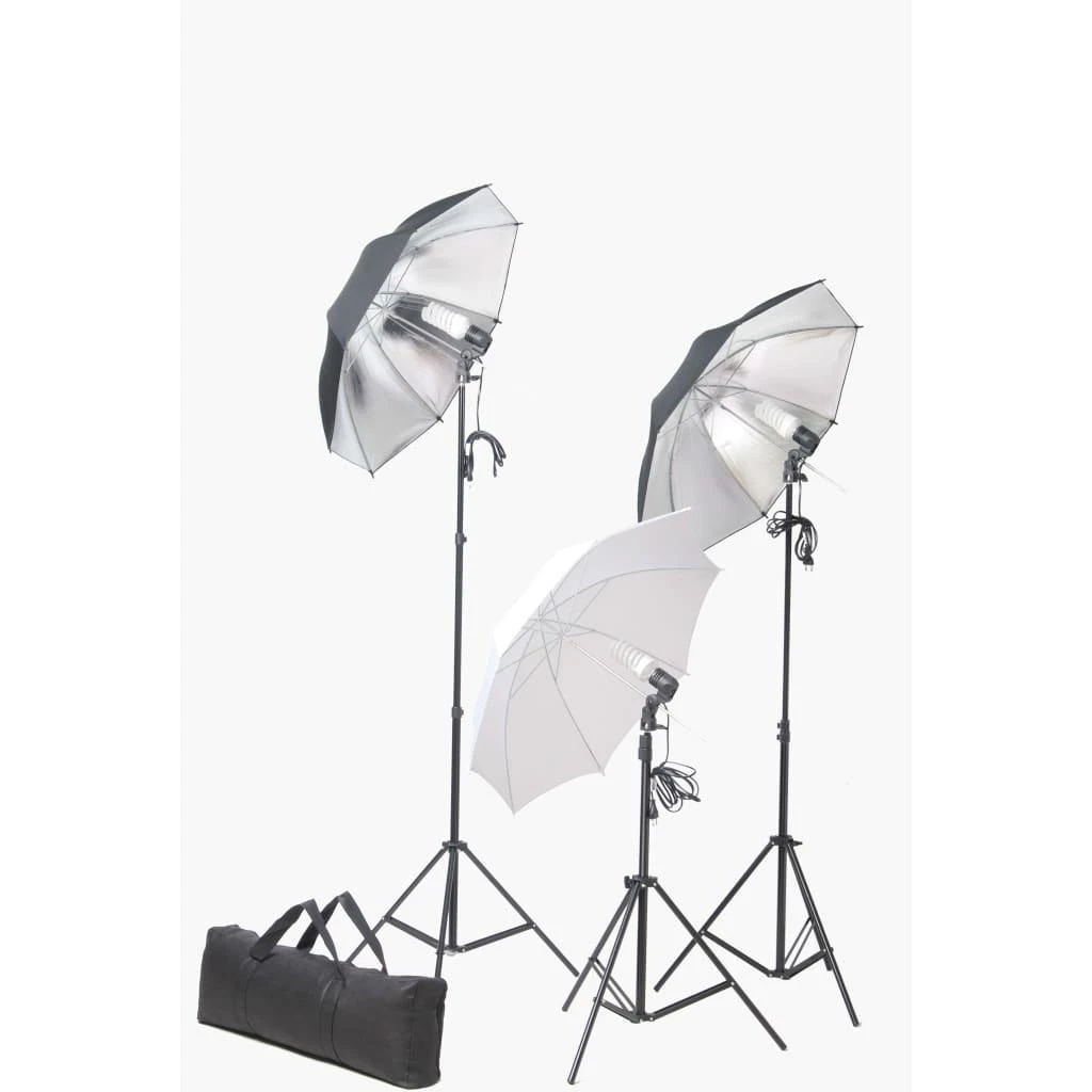 Fotostudijos rinkinys su fonų ir apšvietimo rinkiniu