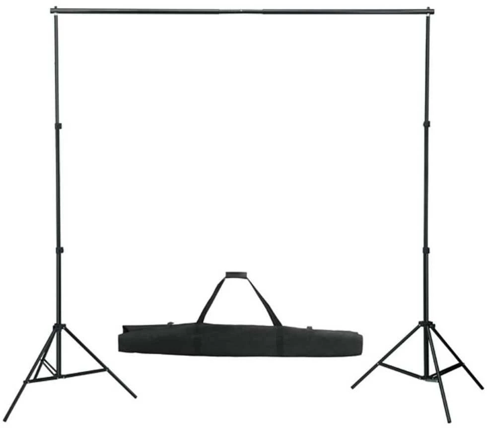 Fotostudijos komplektas su šviesdėžėmis, fonu ir reflektoriumi