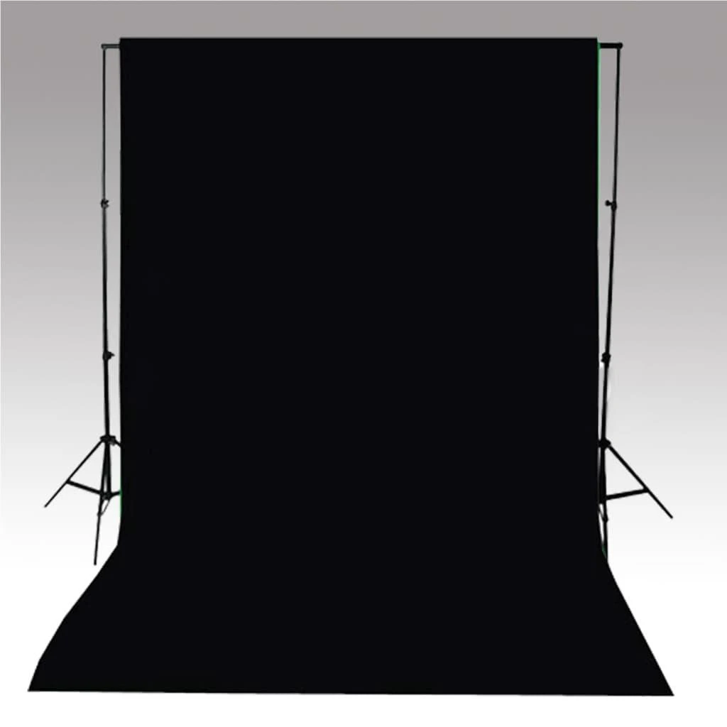Fotostudijos rinkinys su apšvietimo rinkiniu ir fonu