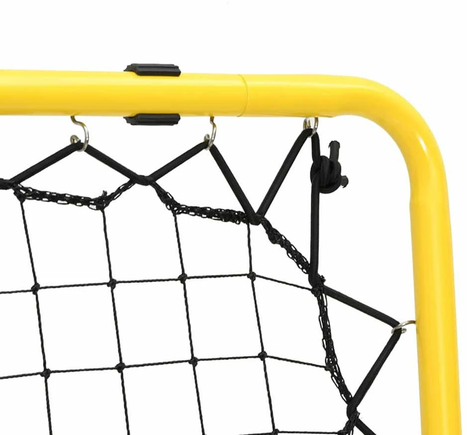 Futbolo kamuolio atšokimo sienelė, geltona ir juoda, plienas