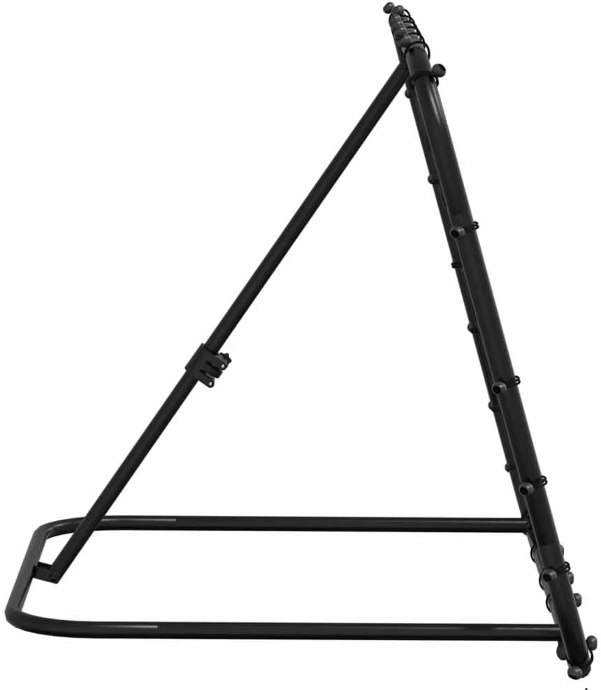 Futbolo kamuolio atšokimo sienelė, juoda, 84x73x60–80cm