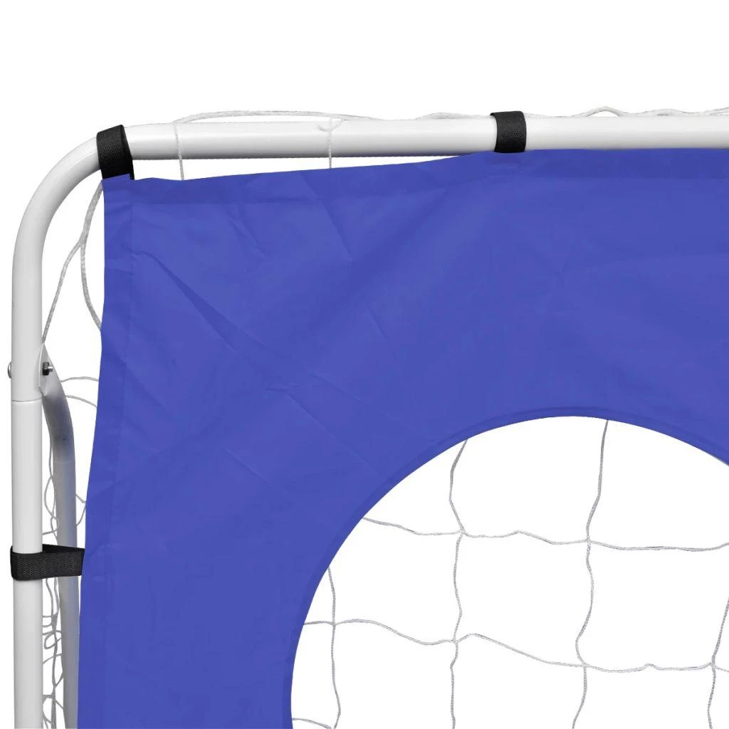 Futbolo vartai su treniruočių sienele, 240x92x150cm, plienas