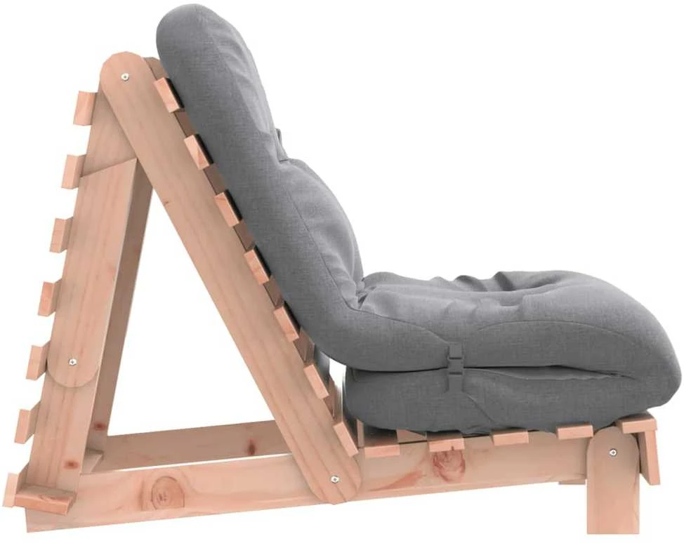 Futono sofa-lova su čiužiniu, 60x206x11cm, douglas eglė
