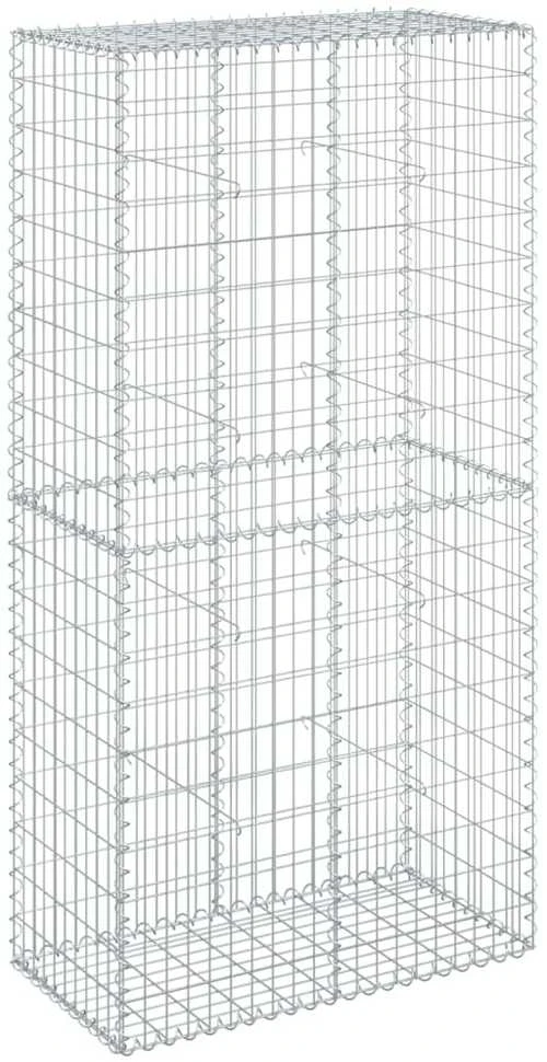 Gabiono krepšys su dangčiu, 100x50x200cm, galvanizuota geležis