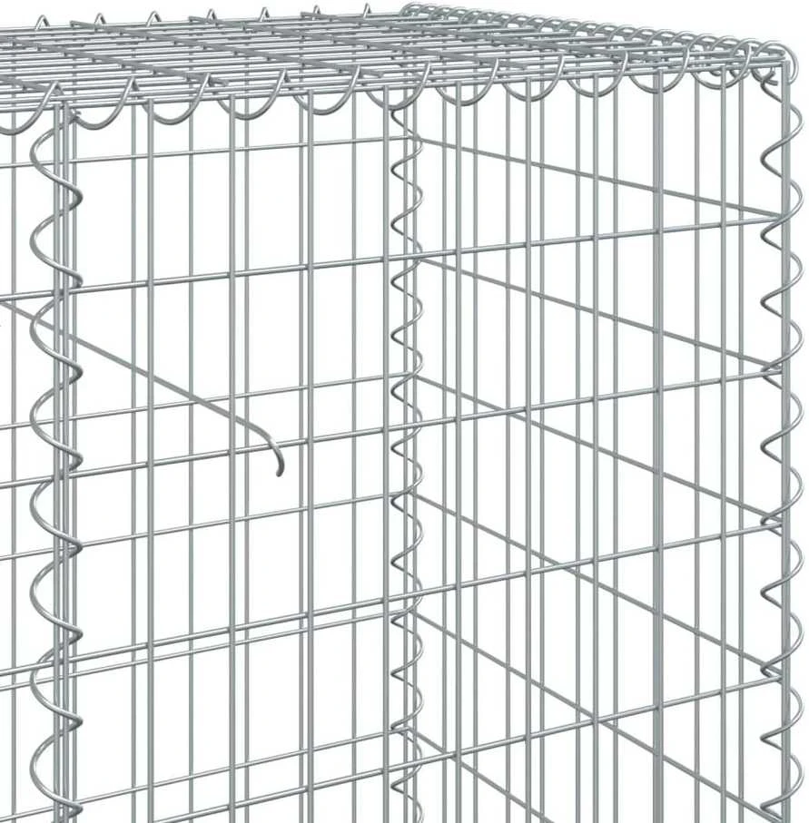 Gabiono krepšys su dangčiu, 1200x50x100cm, galvanizuota geležis