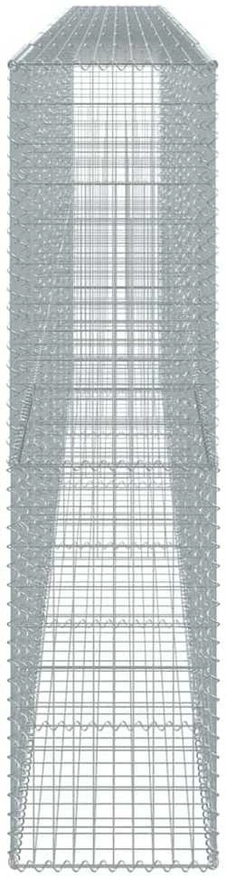 Gabiono krepšys su dangčiu, 700x50x200cm, galvanizuota geležis