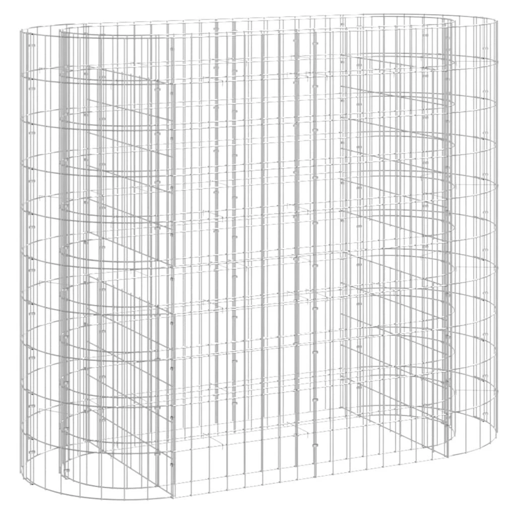 Gabiono lovelis, 120x50x100cm, galvanizuota geležis, aukštas