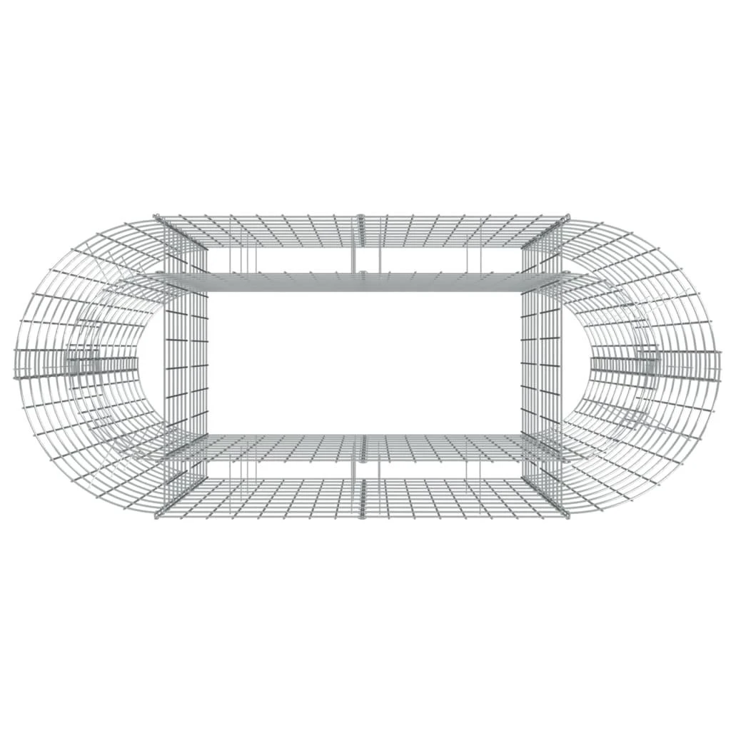 Gabiono lovelis, 120x50x100cm, galvanizuota geležis, aukštas
